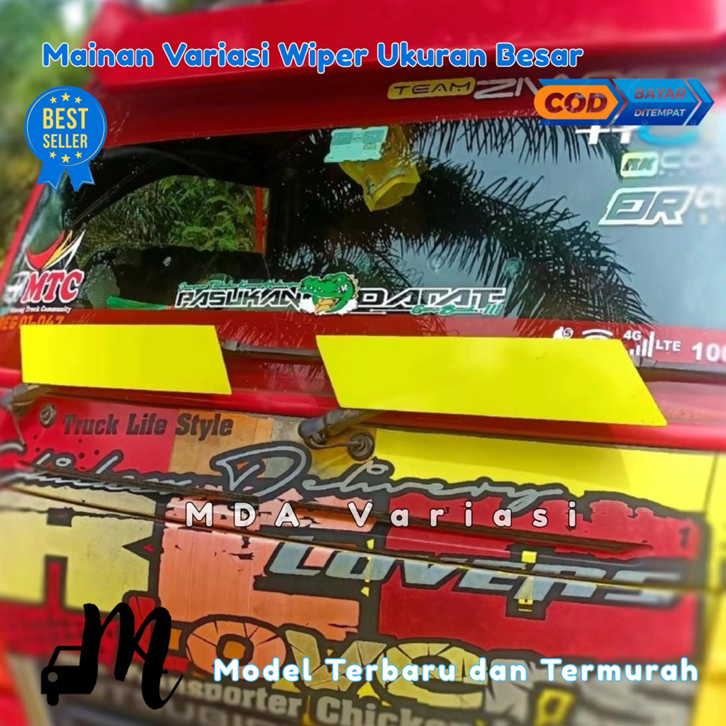 Mainan Variasi Wiper Wing Besar Komplit / Wiper Wing