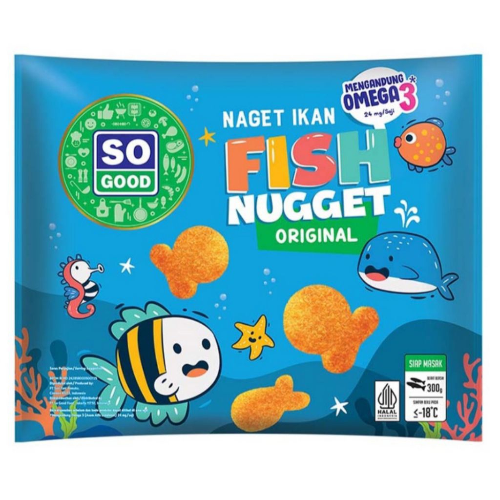

So Good Fish Nugget 300gr / Naget Ikan