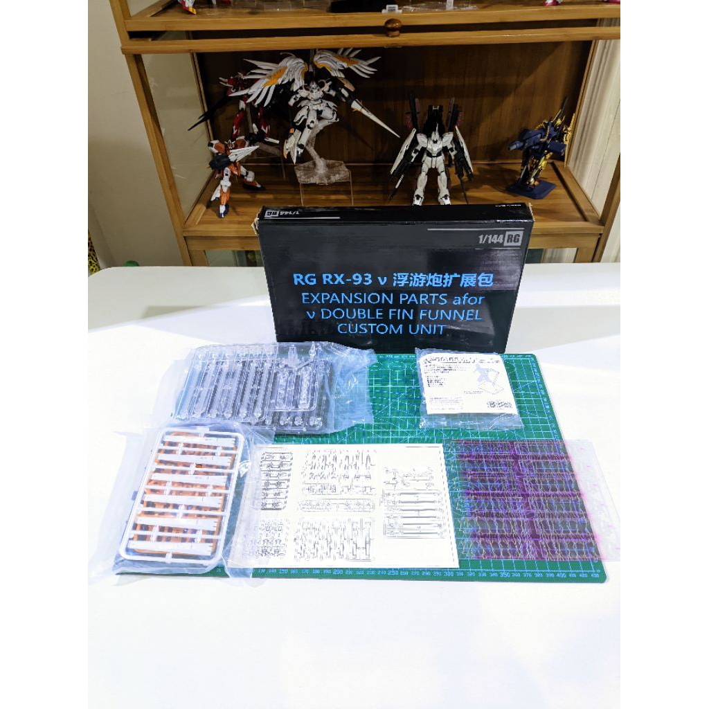 RG Expansion Fin Funnel Set for RX-93-V Nu Gundam Effects Wings 1/144 RARE ITEM