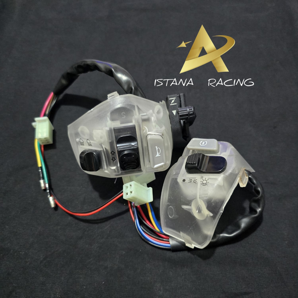 SAKLAR TRANSPARAN KIRI DAN KANAN SAKLAR MOTOR MIO MX MIO J MIO SPORTY MIO SOUL GT