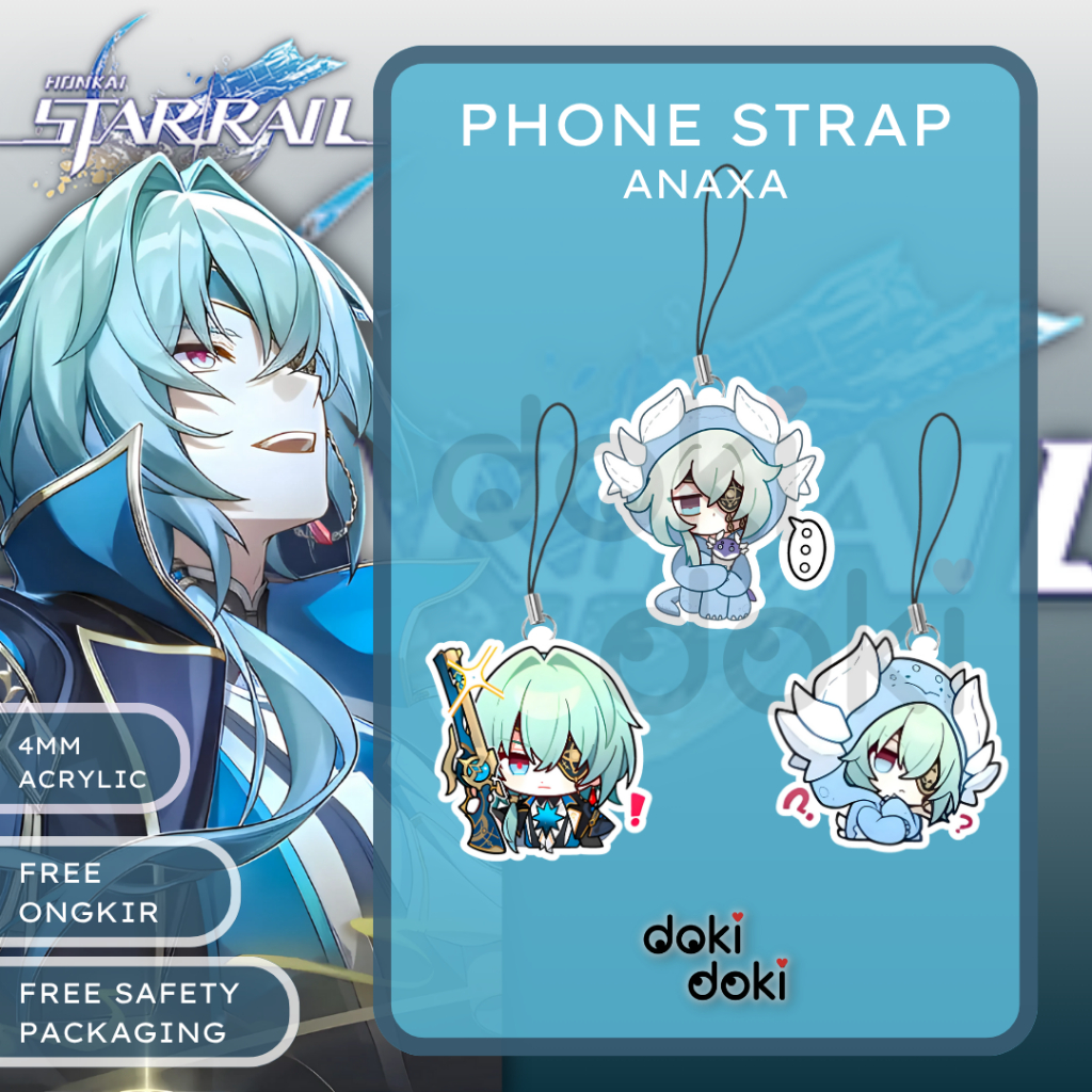 PHONE STRAP HP ANAXA HONKAI STAR RAIL