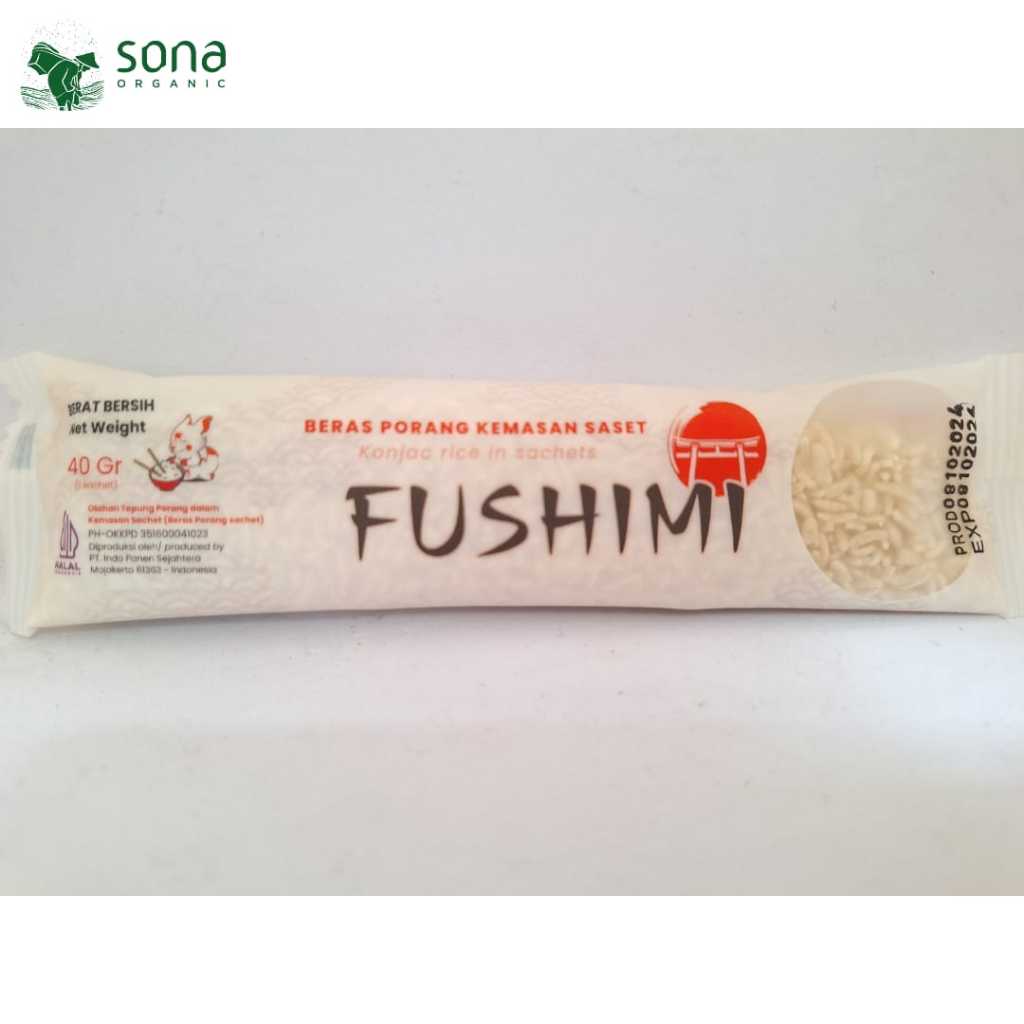 

Beras Porang 40gr - Fushimi - Kemasan Sachet - Konjac in Sachet