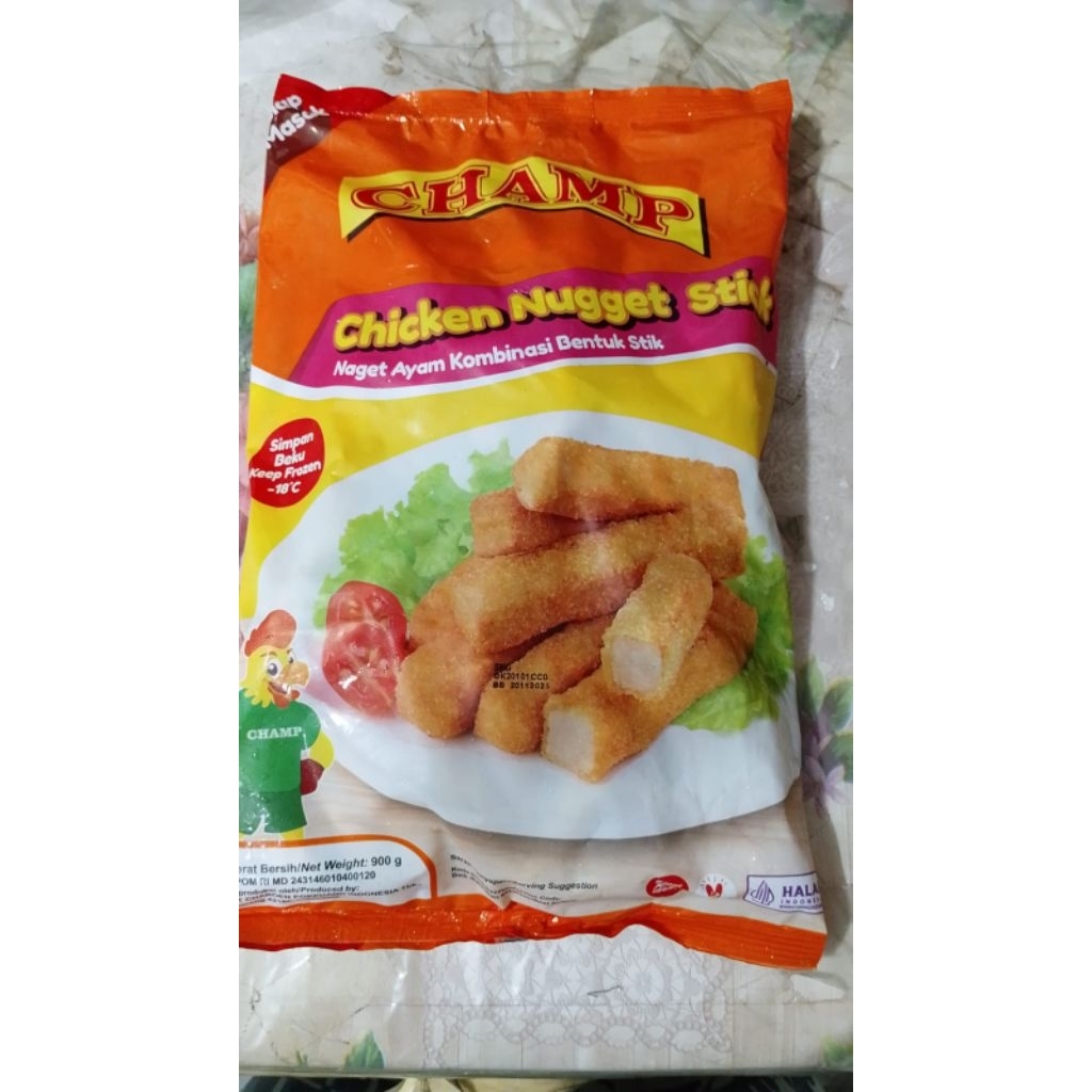 

champ chicken nugget stick 1 kg