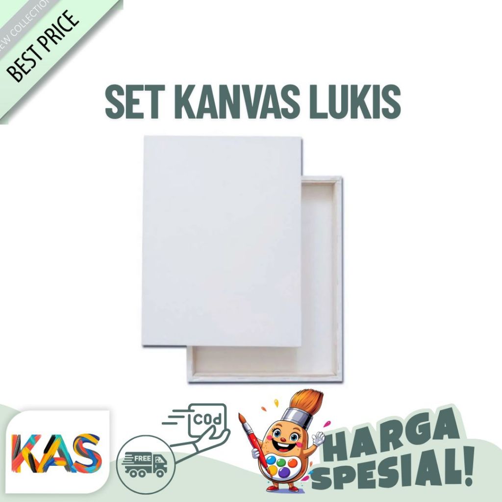 

Kanvas Lukis Berkualitas Ukuran 15 X 30 cm Canvas Board- Satuan