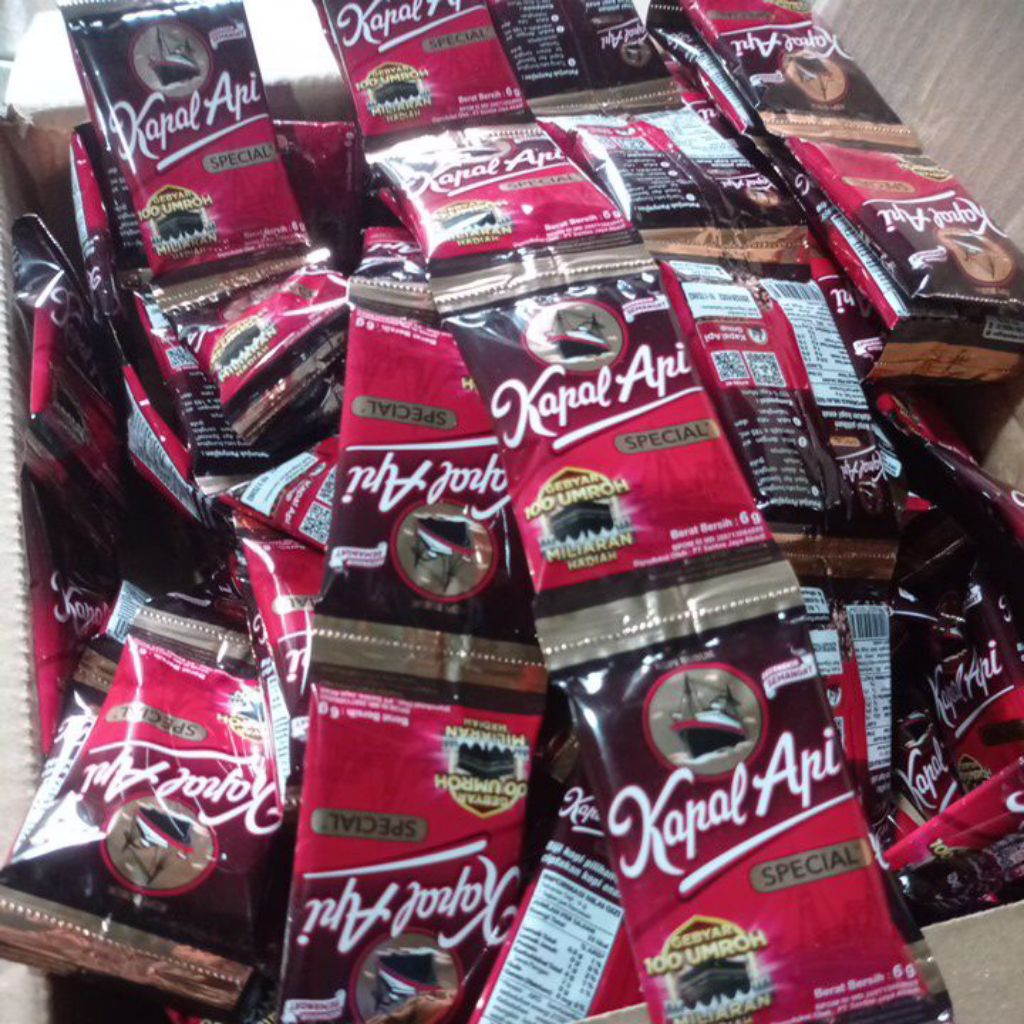 

Kopi Kapal Api Special Renceng isi 6 gr / Kopi hitam kapal api renceng 6 gr