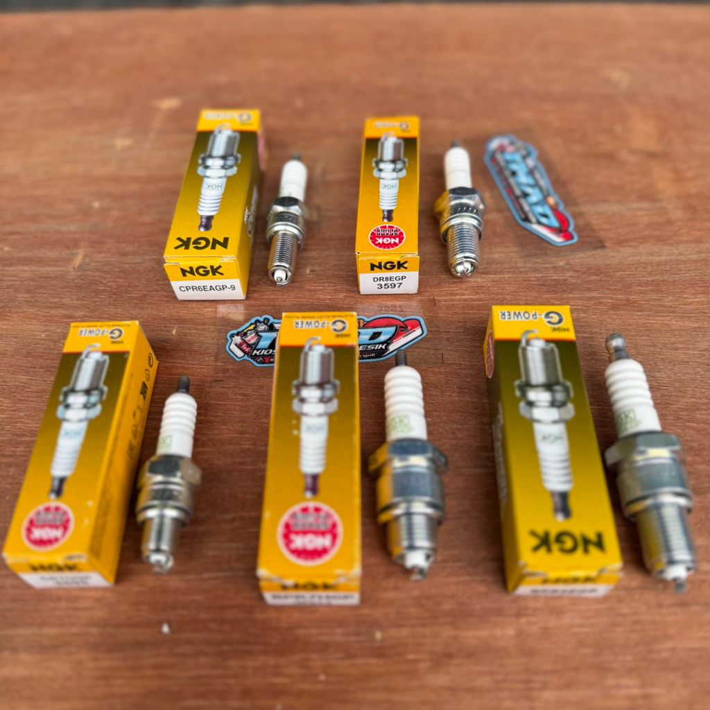BUSI NGK G POWER SEMI IRIDIUM BPR7HGP DR8EGP FIZ R FORCE ONE JUPITER MIO TIGER RXZ VARIO CRF VIXION 