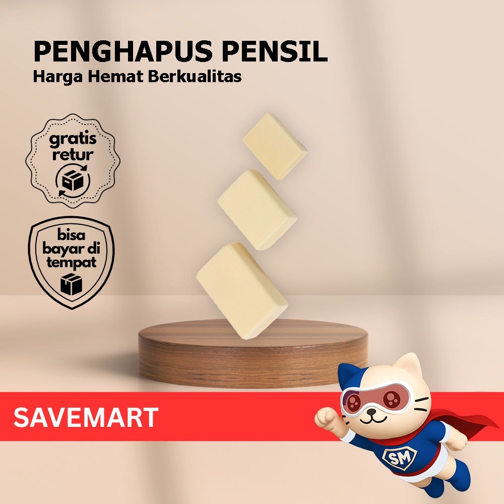 

Penghapus Pencil Halus Penghapus Pensil Elastis Perlengkapan Sekolah Penghapus Pensil Halus Rapih Berkualitas