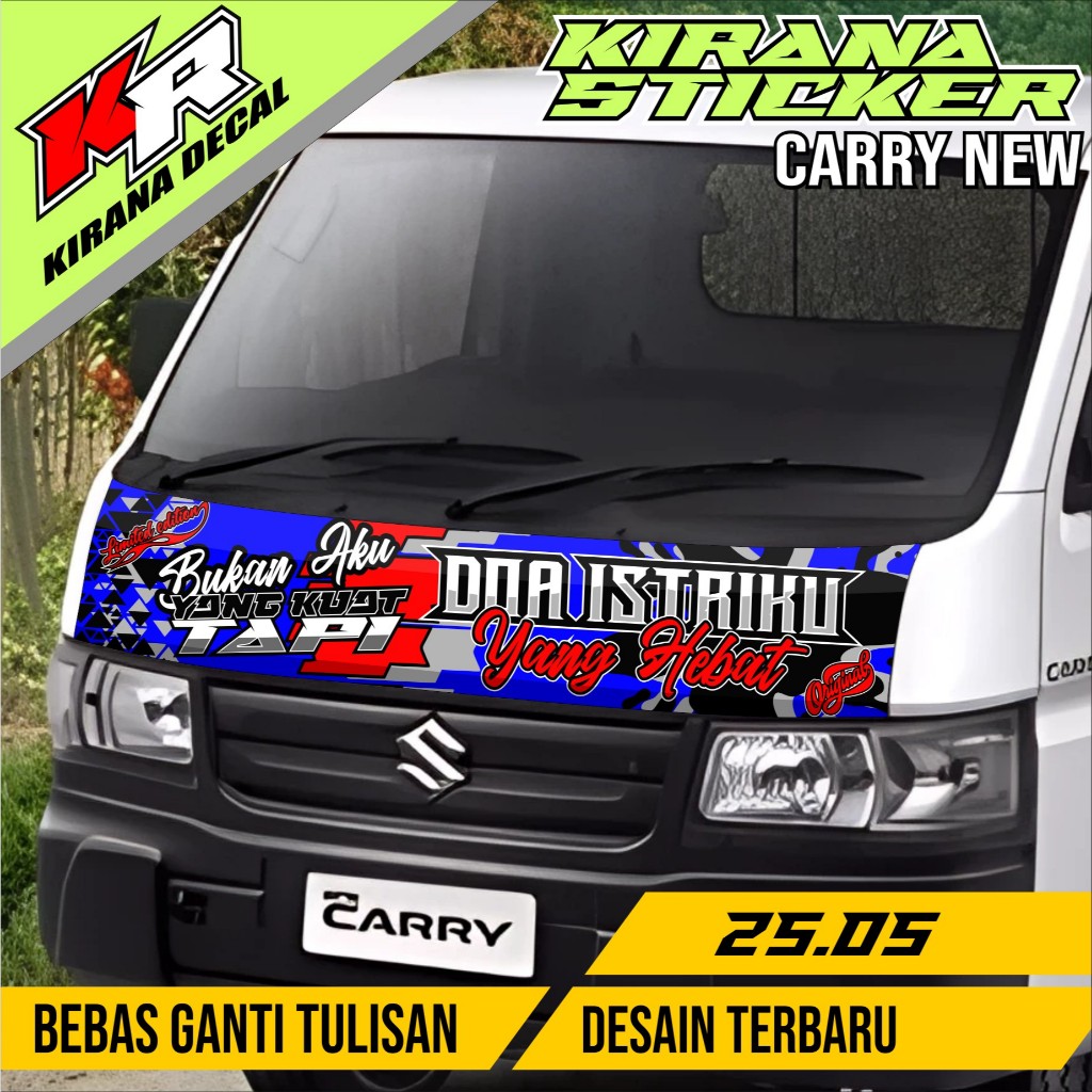 STICKER NEW CARRY KAP + KACA VARIASI KABIN CARRY NEW KODE 25.05
