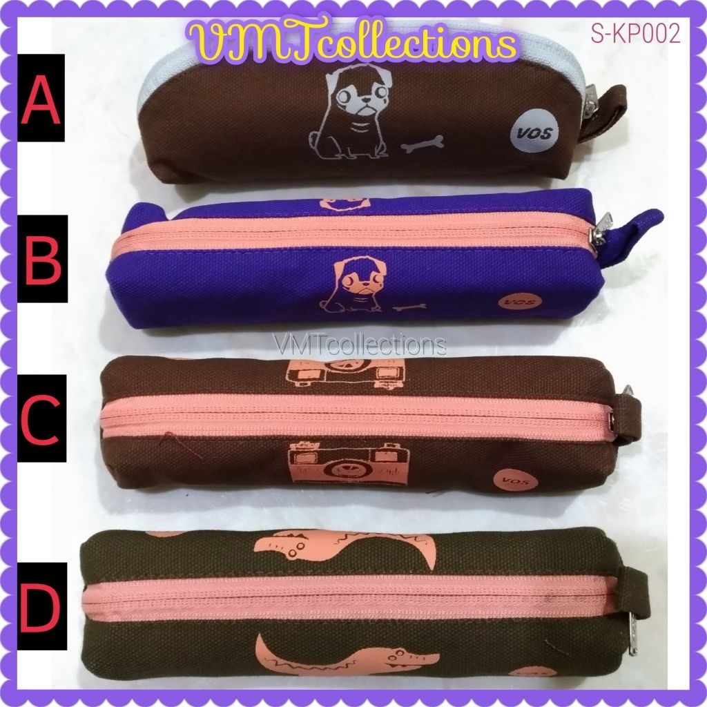 

VMT - KOTAK PENSIL KANVAS / KOTAK PENSIL VOS / KOTAK PENSIL KAIN