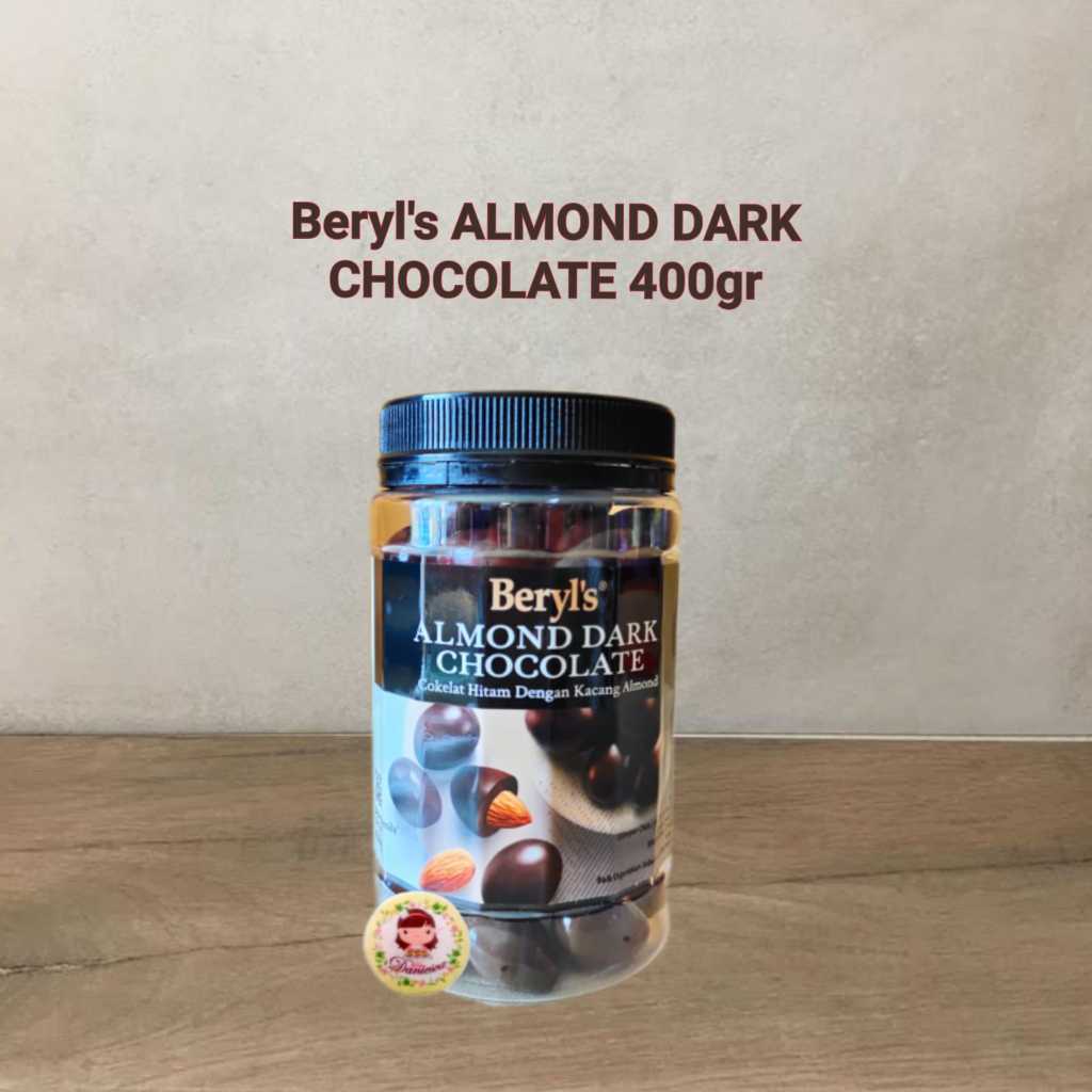 

QH Beryls coklat malaysia toples jar coklat almond Classic Tiramisu Almond Green Tea Milk White