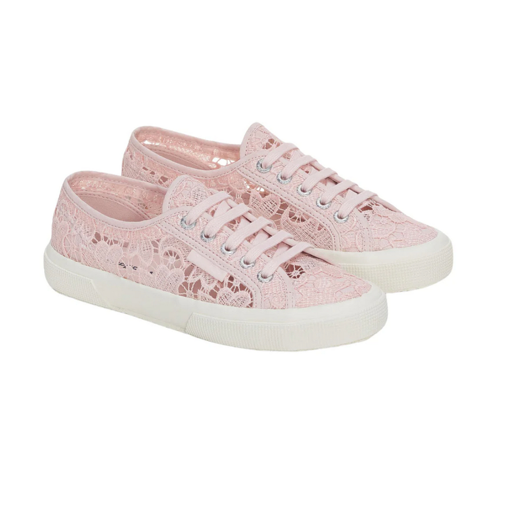 Sepatu Sneaker Wanita Superga 2750 Macrame Pink Ish-Favorio