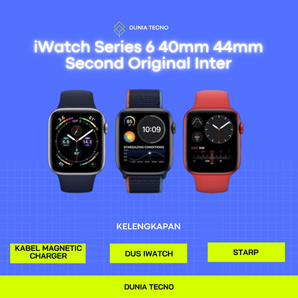 Apple Watch / iWatch Series 6 40mm 44mm Second Original Inter Fulset