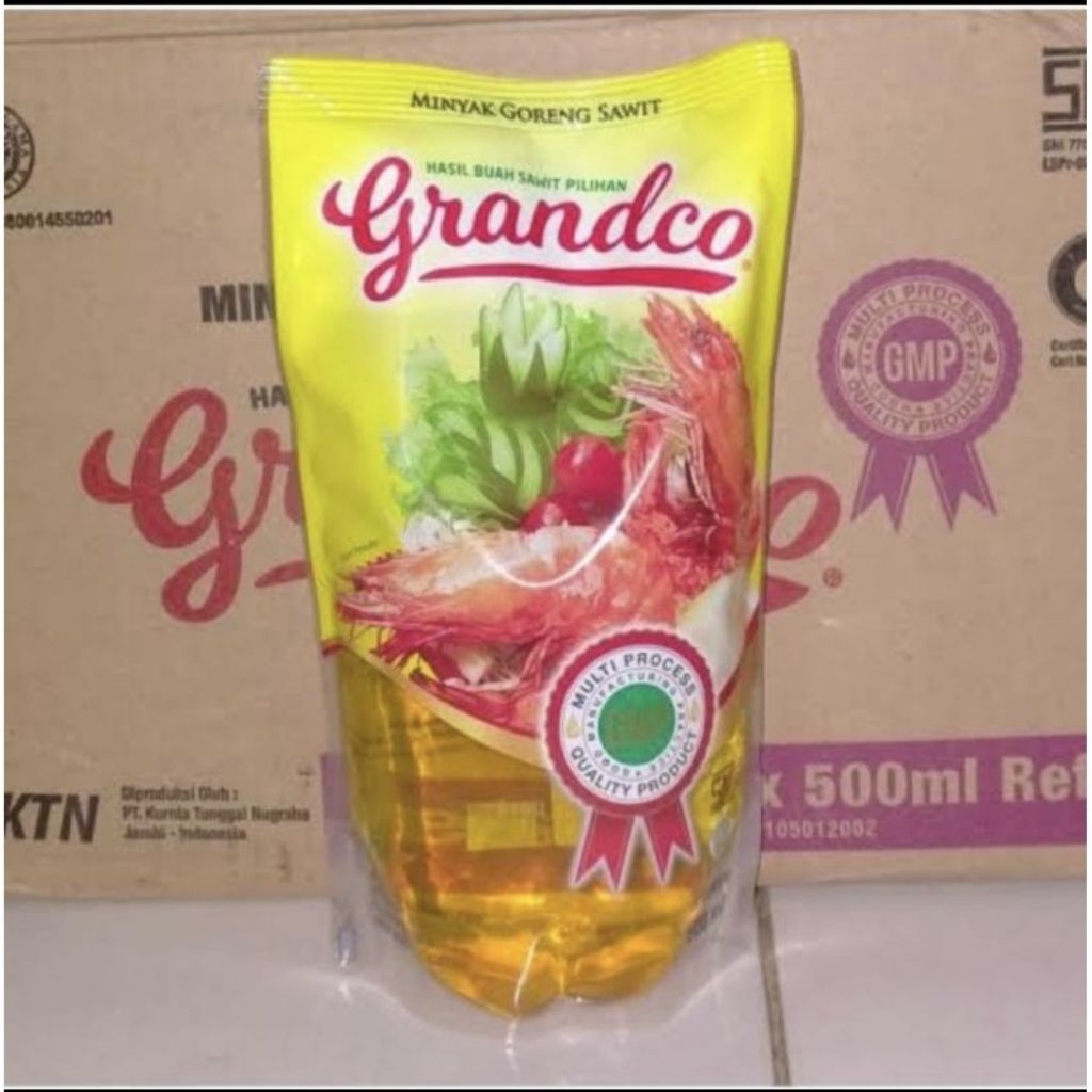 

Minyak Goreng refill Grandco 500ml / 1L / 2L ( per pcs)
