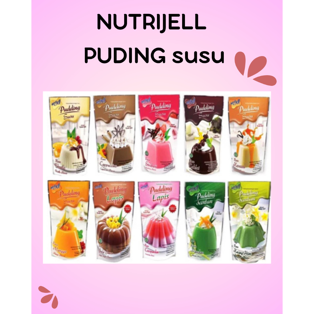 

Nutrijell Pudding Susu - semua varian rasa