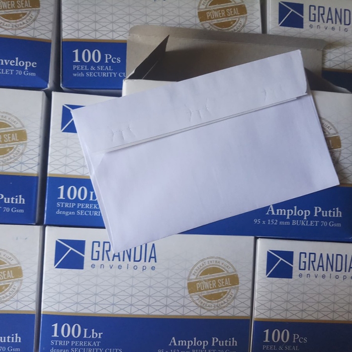 

Amplop Putih Grandia 104 ( ada perekat)