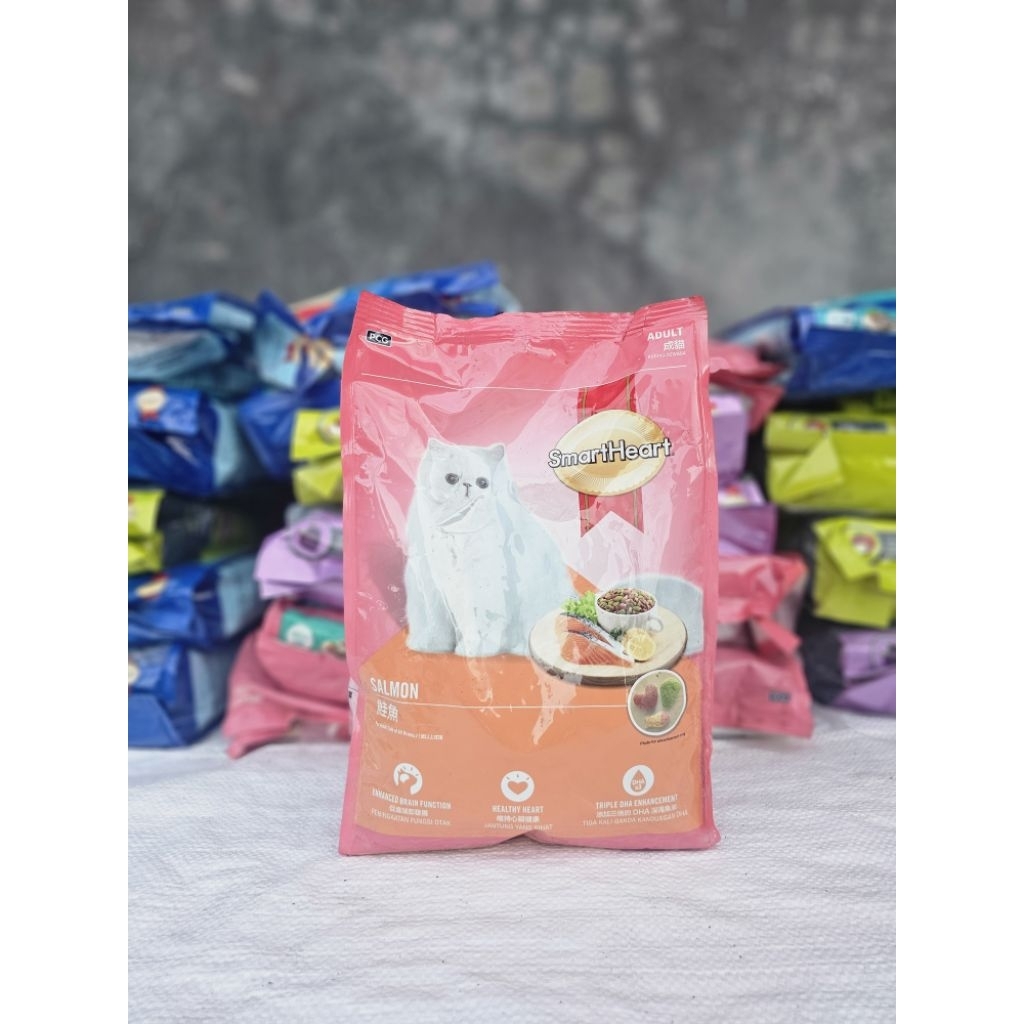 SmartHeart Adult Cat Food  Salmon REPACK 1Kg