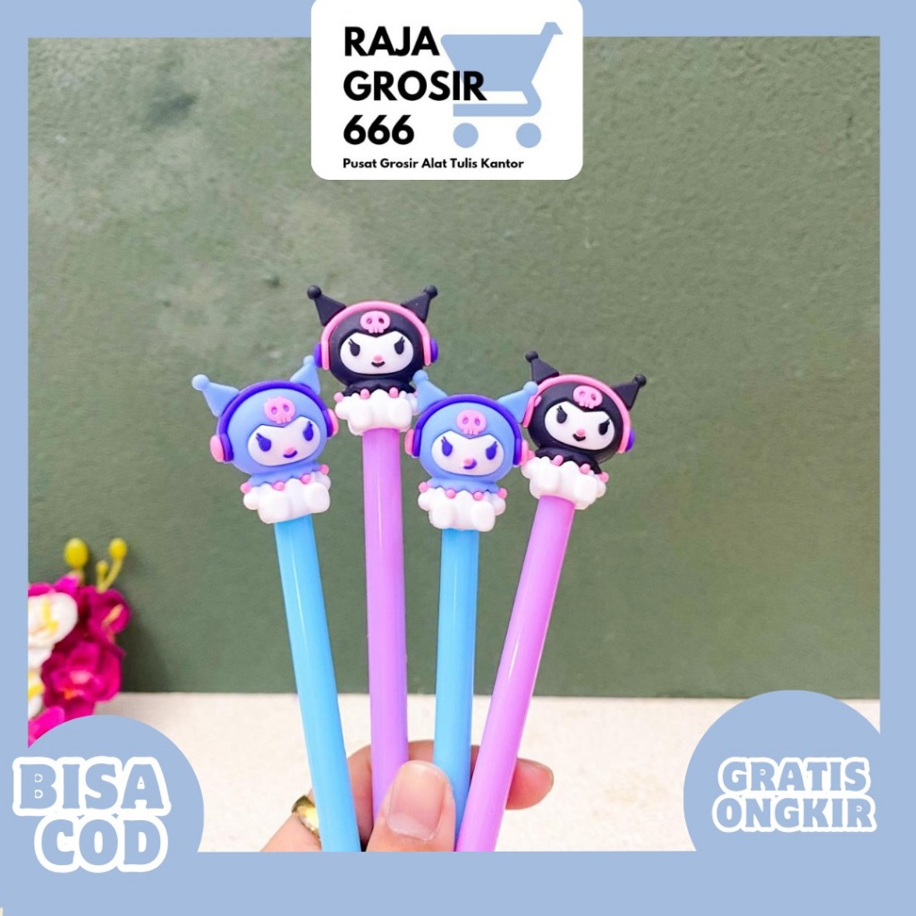 

PULPEN GEL KARAKTER KUROMI HEADSET HALLOWEN PGK-1900 PEN LUCU IMUT KADO UNIK SOUVERNIR