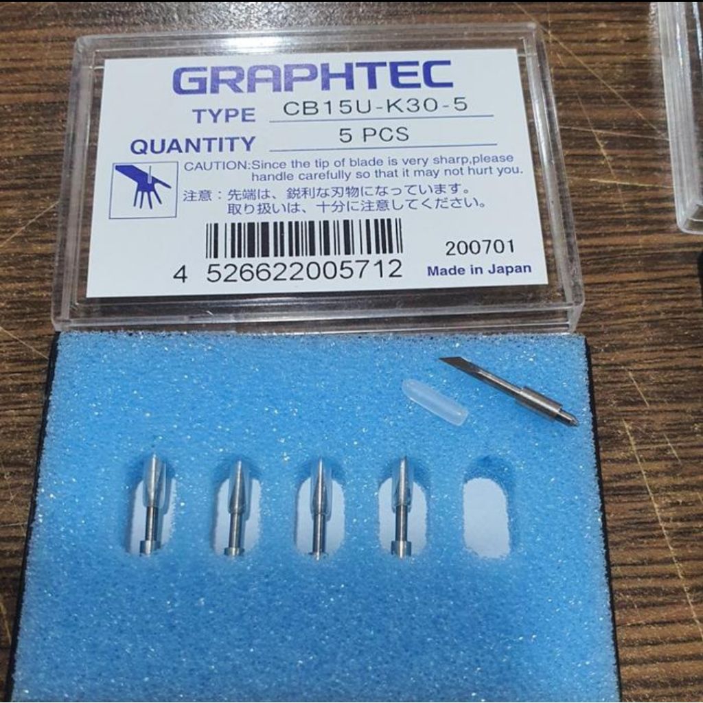

Cutter Blade Mata Pisau Graphtec CB15U-K30-5 dan CB15U-5 Graphtec FC FCX series