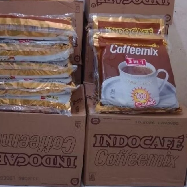 

INDOCAFFE COFFEMIX 1 BAG 10 RENCENG 100 SACHET