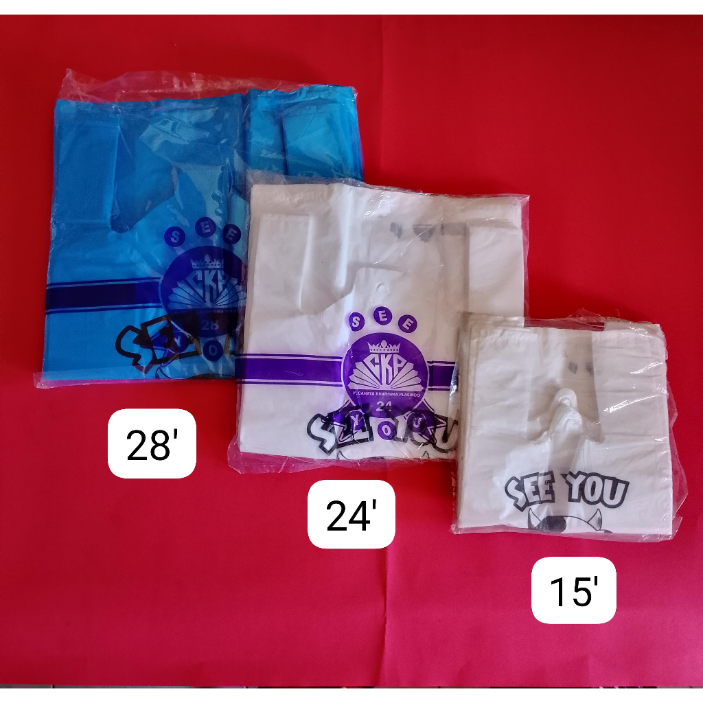 Kantong  Kresek  See You Karakter motif Sapi