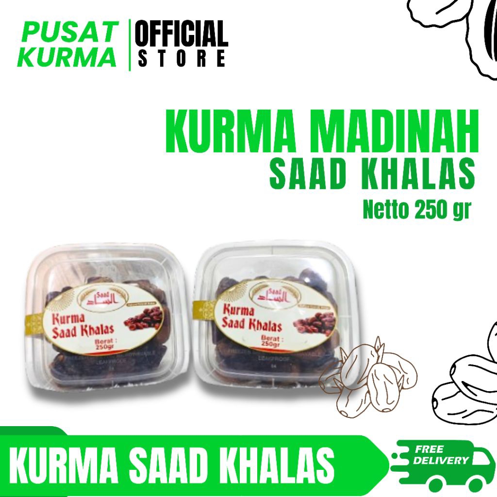 

Kurma Saad Khalas 250 gram | pusatkurmabali