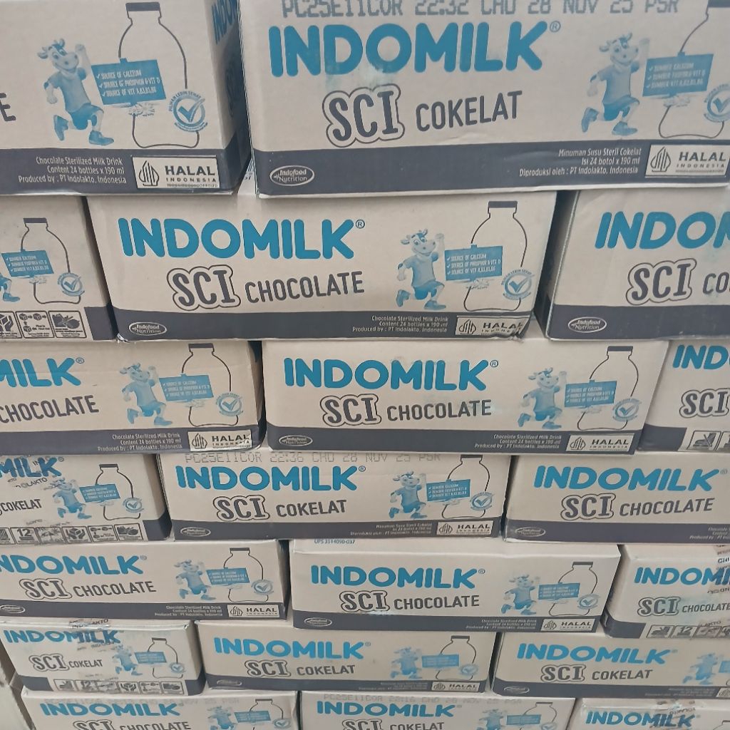 

Indomilk Chocolate SCI 24 Botol x 190ml (1 Dus)
