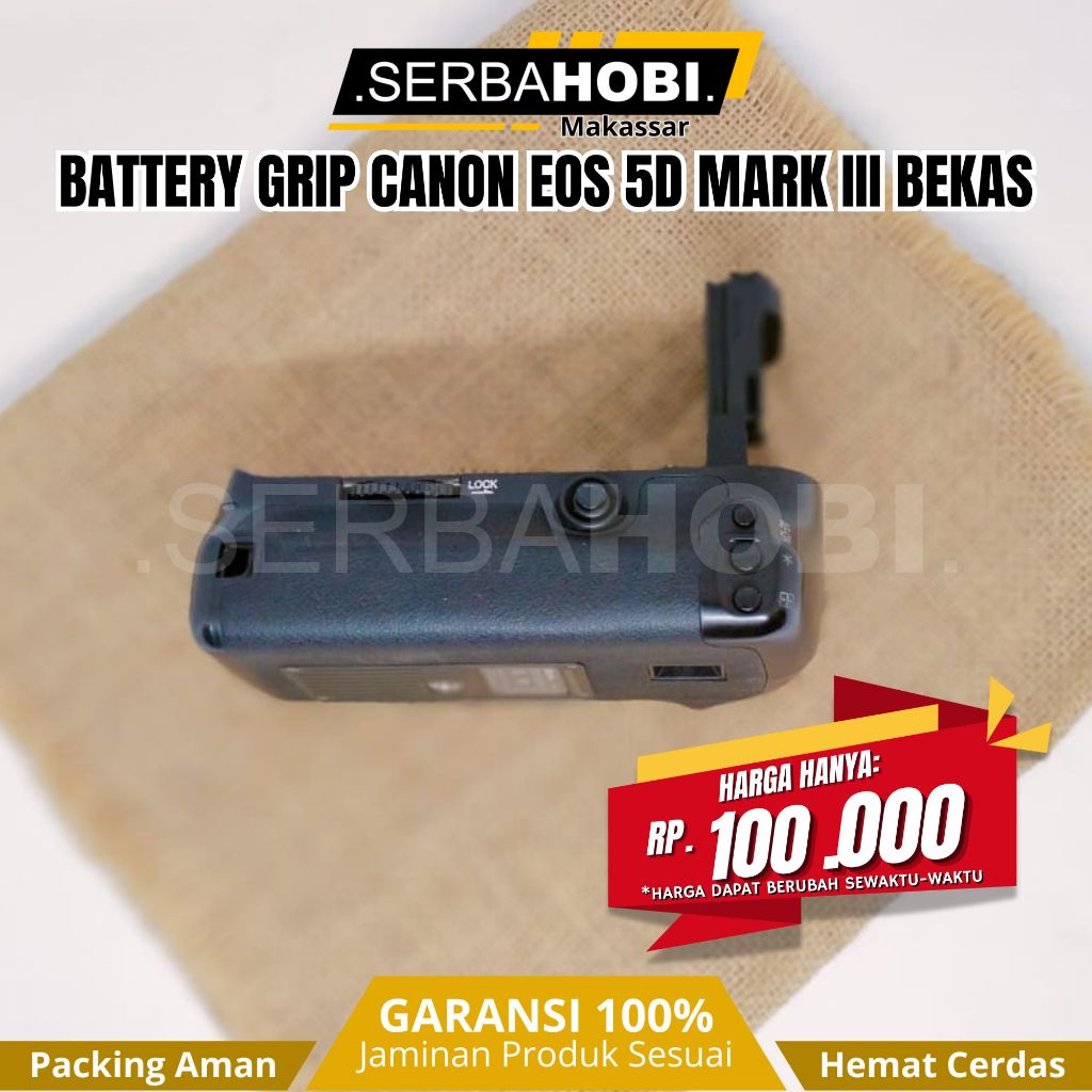 Battery Grip Meike MK-5D3 for Canon 5D Mark III – Bekas Mulus, Siap Tempur