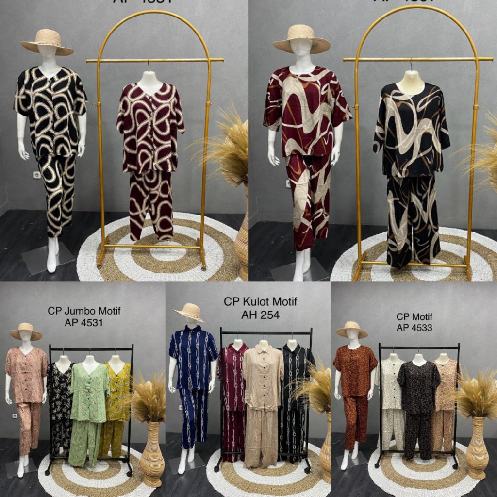 familia | CP Agnes Motif | Baju Tidur Dewasa | Termurah