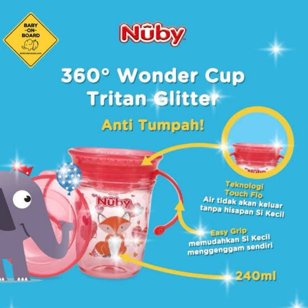 Nuby Wonder Cup Tritan Smart Cup 240ml