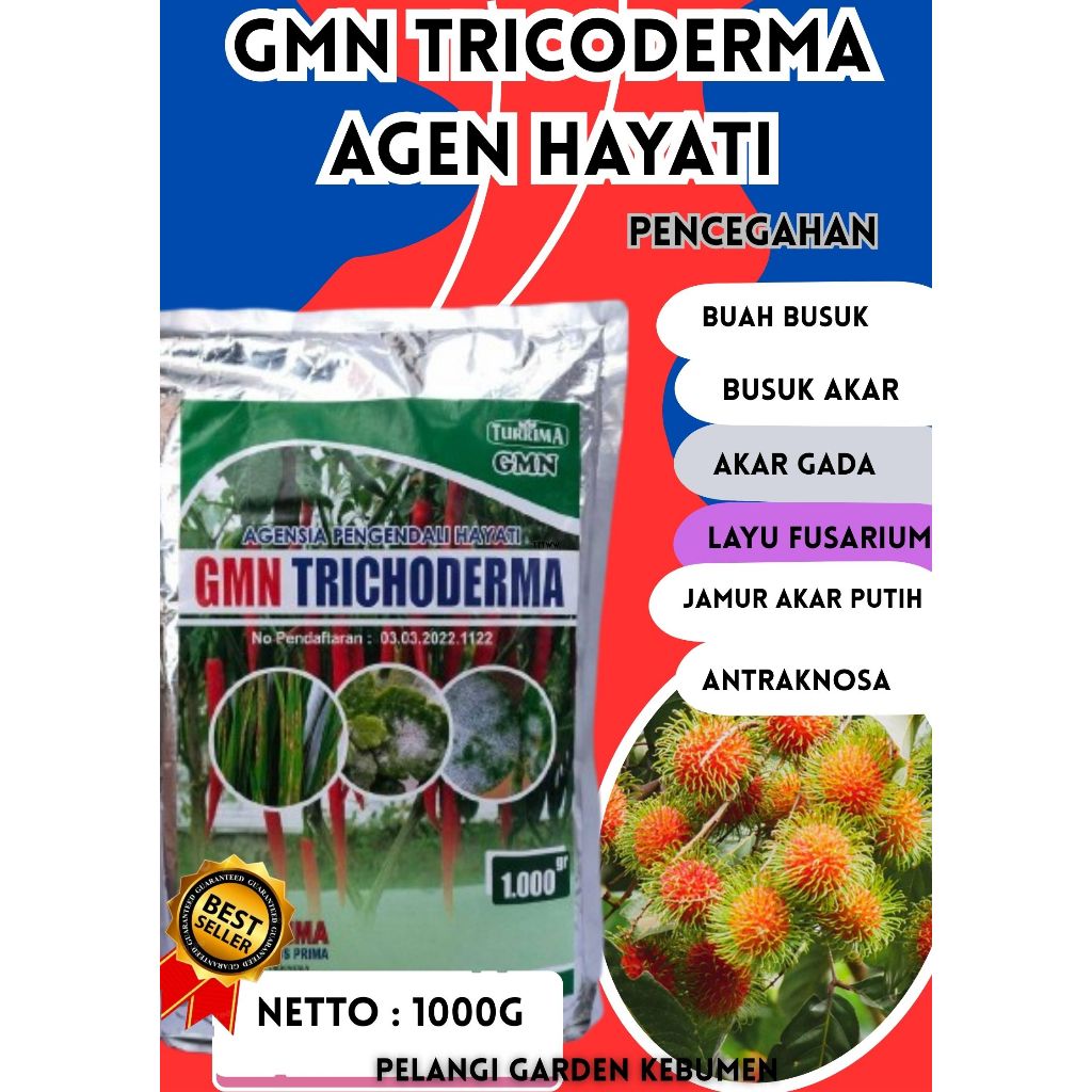 ANTI LAYU  Trichoderma Bahan Aktif, Trichoderma Harzianum, Trichoderma Biotek Isi 1kg