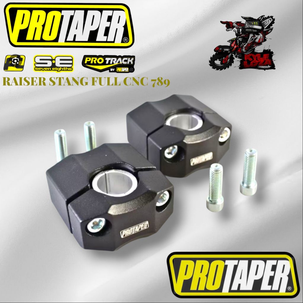 RAISER STANG STANDAR PROTAPER 789 FULL CNC RAISER PENINGGI STANG FATBAR BEAT STREET XRIDE KLX CRF DL