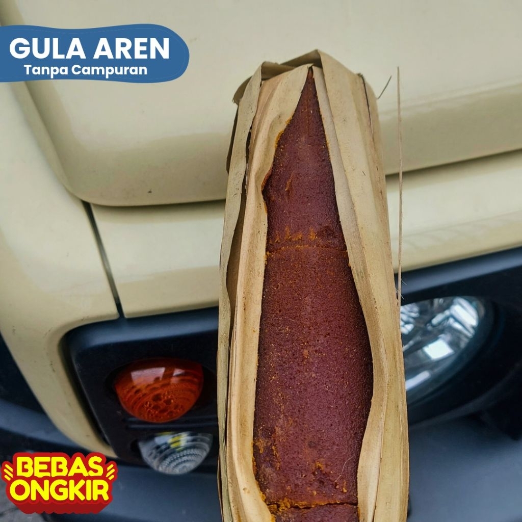 

RK60 (1Kg) GULA AREN ASLI 100% TANPA CAMPURAN KHAS NARINGGUL JAWA BARAT / BUNGKUS DAUN / HALAL