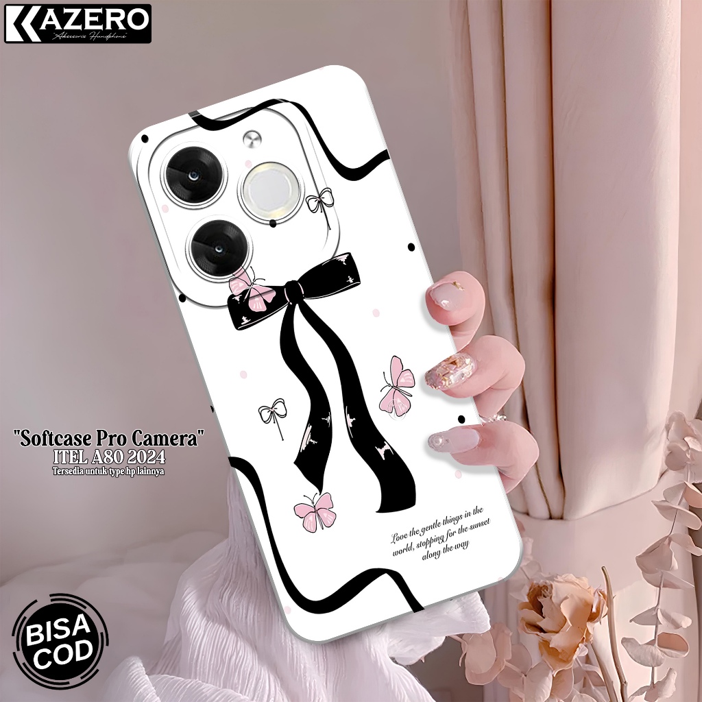 Silikon HP ITEL A80  - Fashion Case Aesthetic - Softcase ITEL A80 - Case ITEL A80 - Kesing ITEL A80 