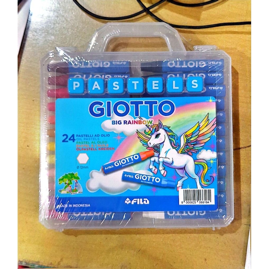 

GIOTTO OIL PASTEL CASE OIL CRAYON 24 WARNA - TIDAK BERACUN, COCOK UNTUK ANAK DAN PROFESIONAL , KOTAK PLASTIK KUAT, HARGA EKONOMIS