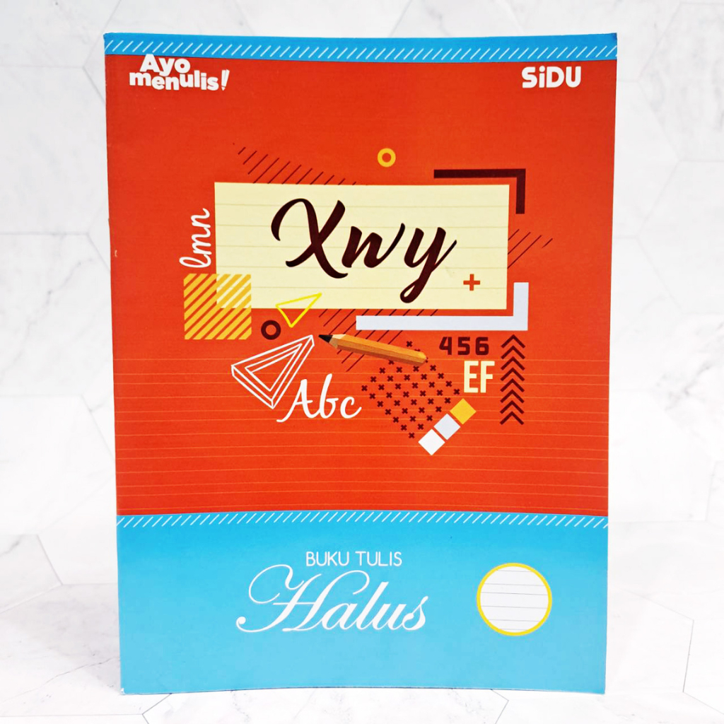 

SiDU Buku Tulis Halus Kasar Garis 5 38 Lembar | Buku Huruf Tegak Bersambung Kertas HVS 70 GSM