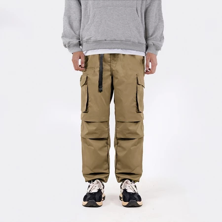 House of Smith Bdg Celana Cargo Panjang Pria - Talon Cargo Mocca Wide Pants - Cargo Wide Pants