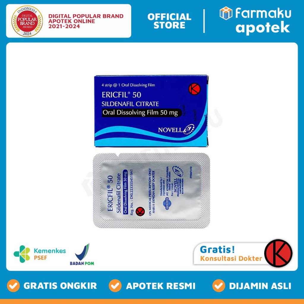 Ericfil 50 mg Oral Dissolving Film - HBK