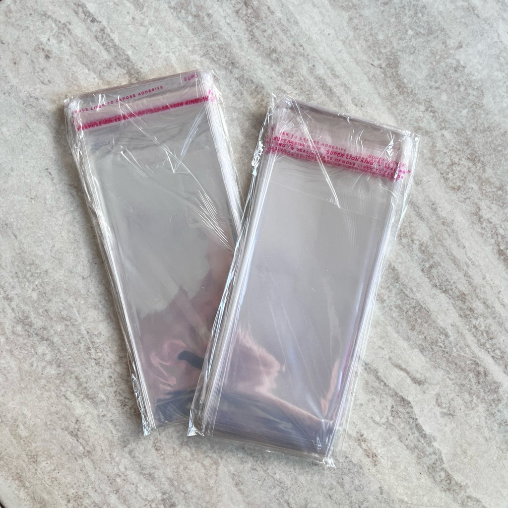 PLASTIK OPP 7 x 15cm (plastik uang buket)