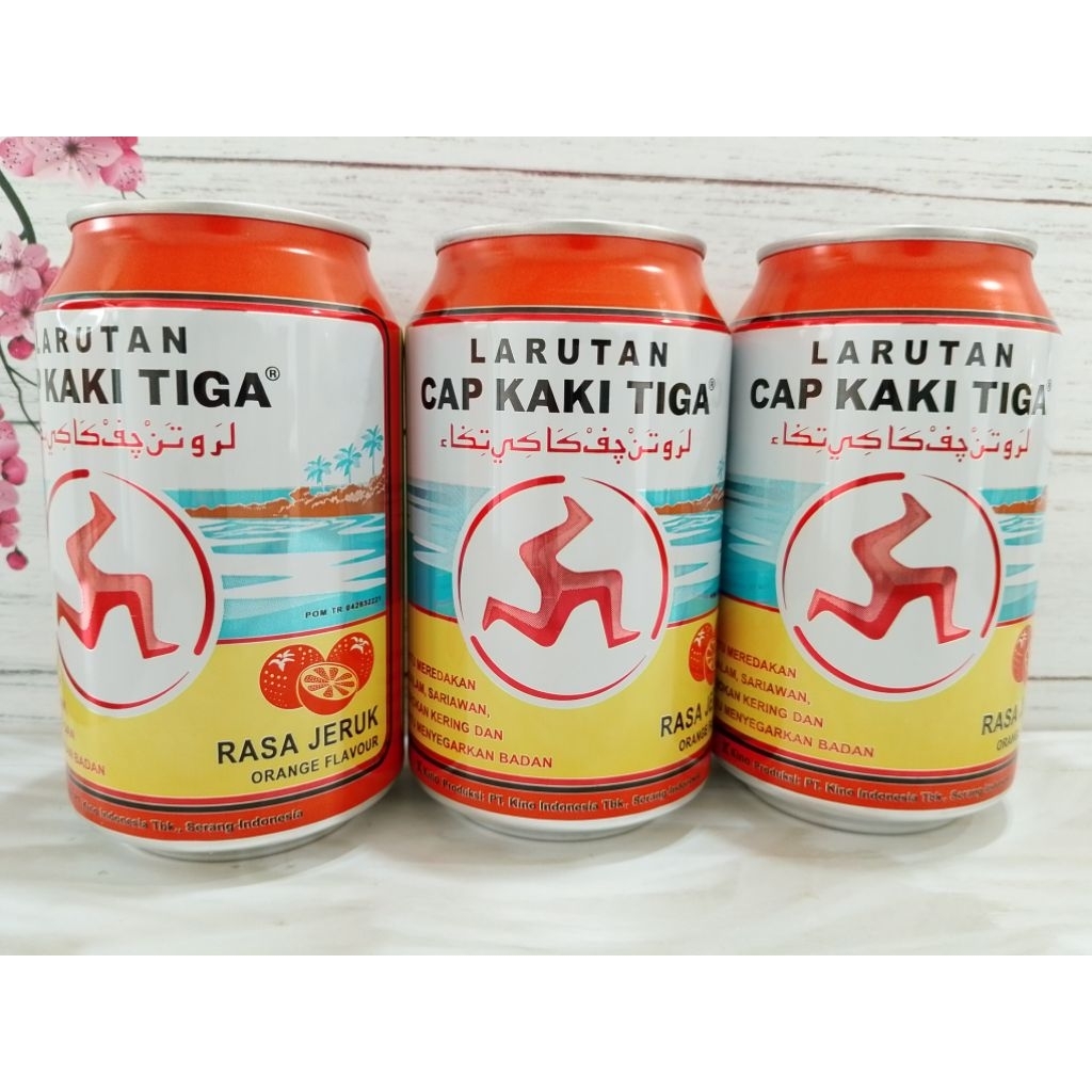 

Larutan Cap Kaki 3 320Ml Isi 24 Kaleng Rasa Jeruk Enak dan Segar Exp 2028 (Super Terjangkau)