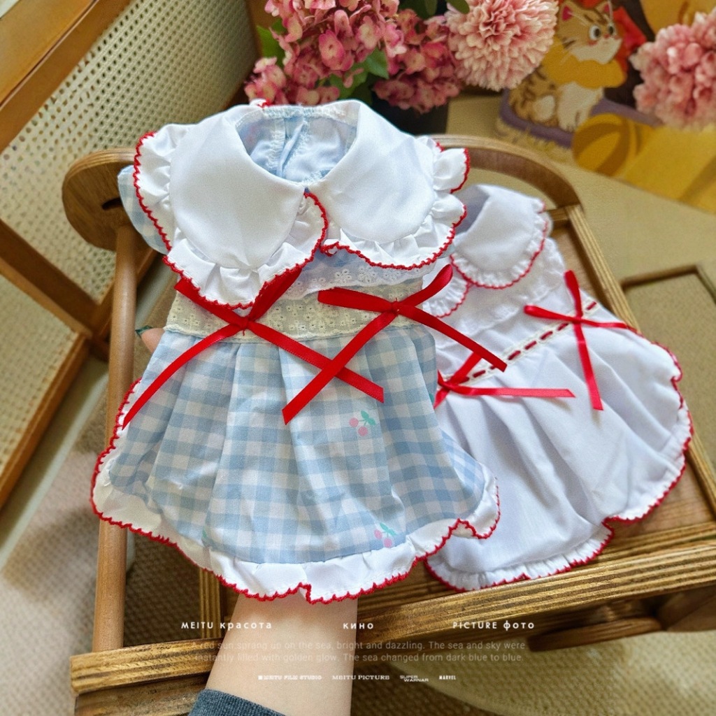 Sellyliavitaliavita Baju Pakaian Anjing Kucing Retro Maltese Pomeranian Bichon Teddy Breathable Adem