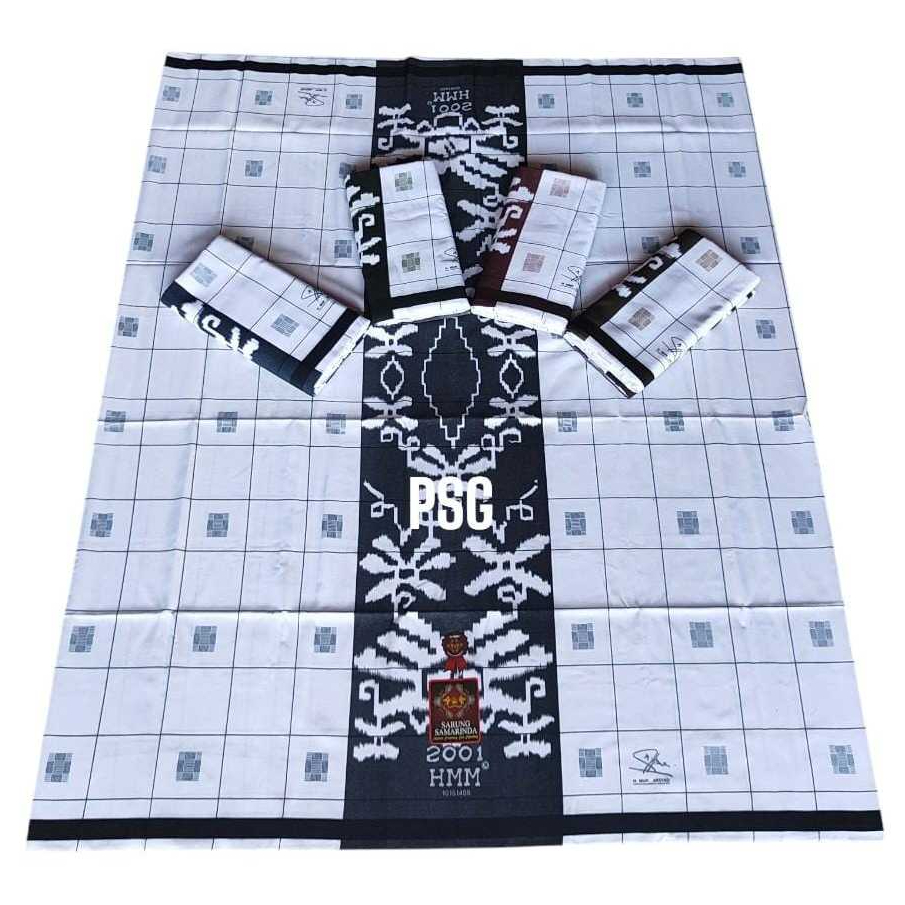 SARUNG HMM PUTIH TERBARU MOTIF KOTAK
