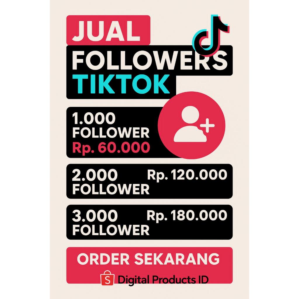 Followers Tik**Tok Permanen