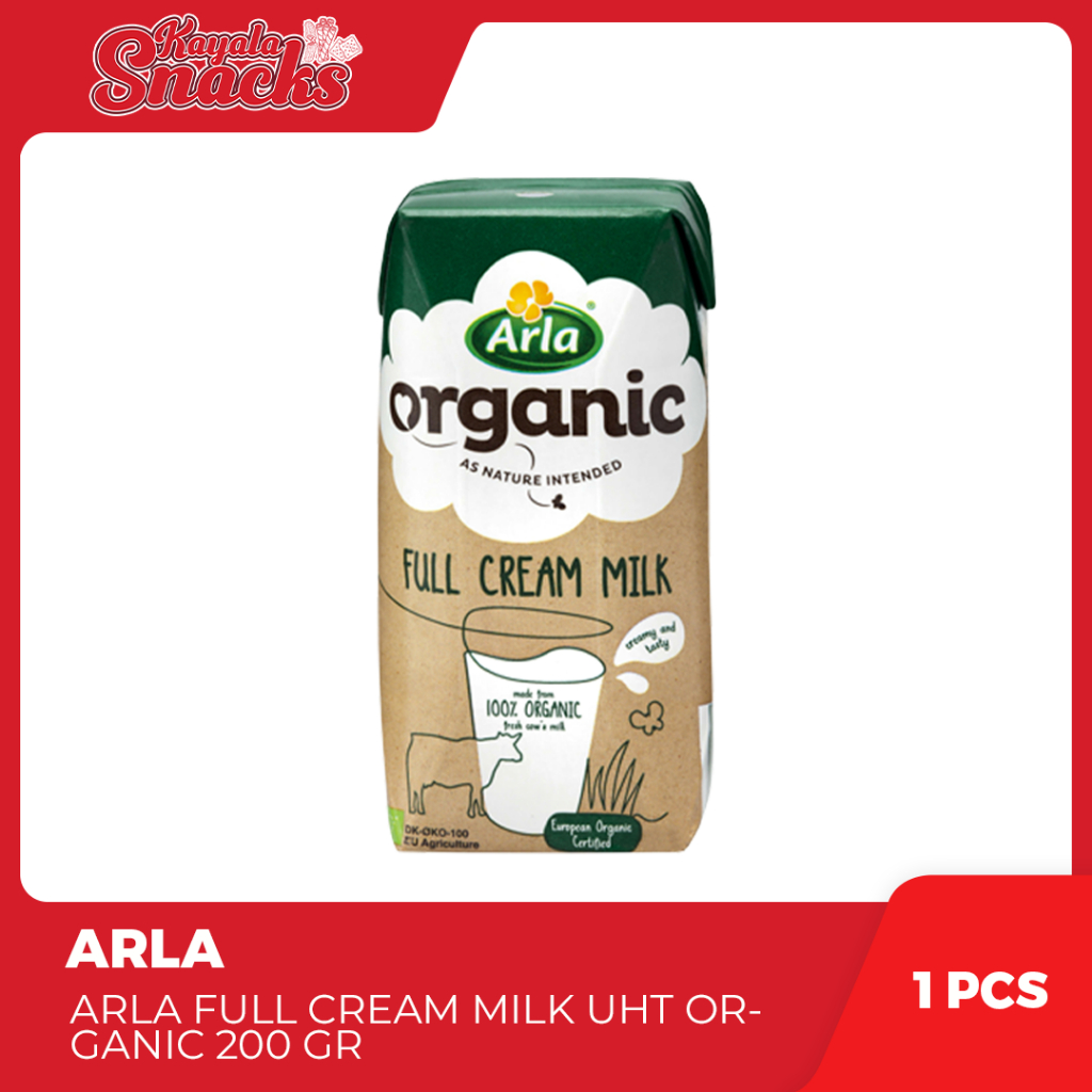 

ARLA Full Cream Milk UHT Organic 200gr - 1 Pcs