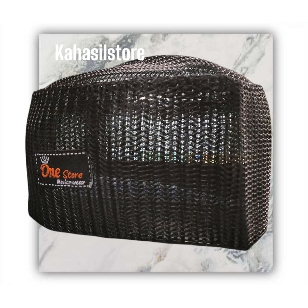 Peci jaring Korea / Songkok Hitam Jaring Korea