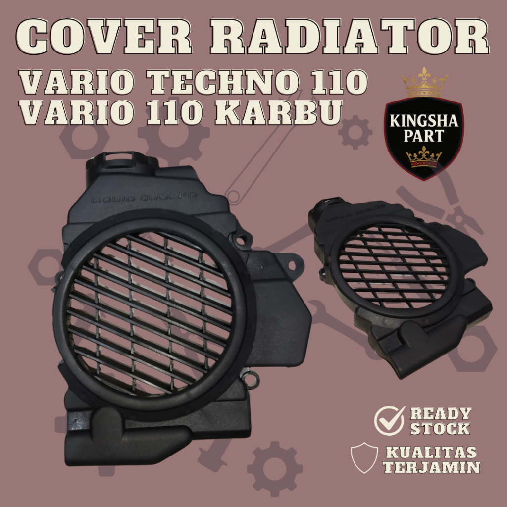 Cover Radiator Vario 110 Karbu Vario Techno 110 Cover Pelindung Radiator Honda Vario 110 KVB