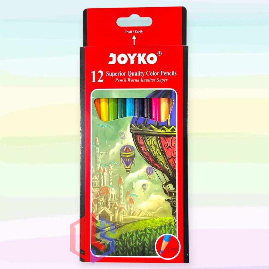 

Pensil Warna Joyko Panjang 12 Warna CP 100