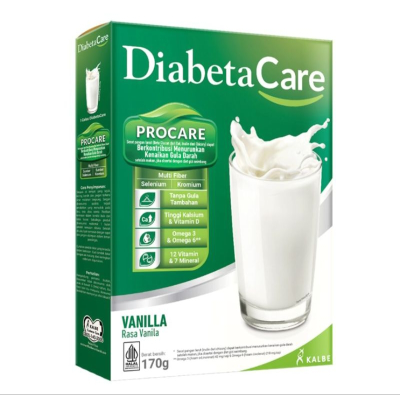

Diabetacare Vanila, Coklat 170gr
