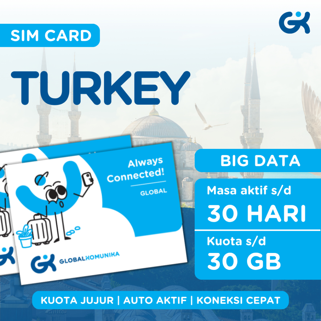 Global Komunika Sim Card Turki Big Data