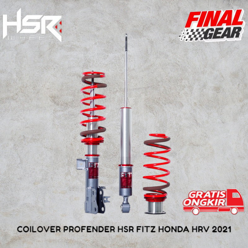 COILOVER PROFENDER HSR FITZ HONDA HRV 2021/COILOVER MOBIL HONDA HRV