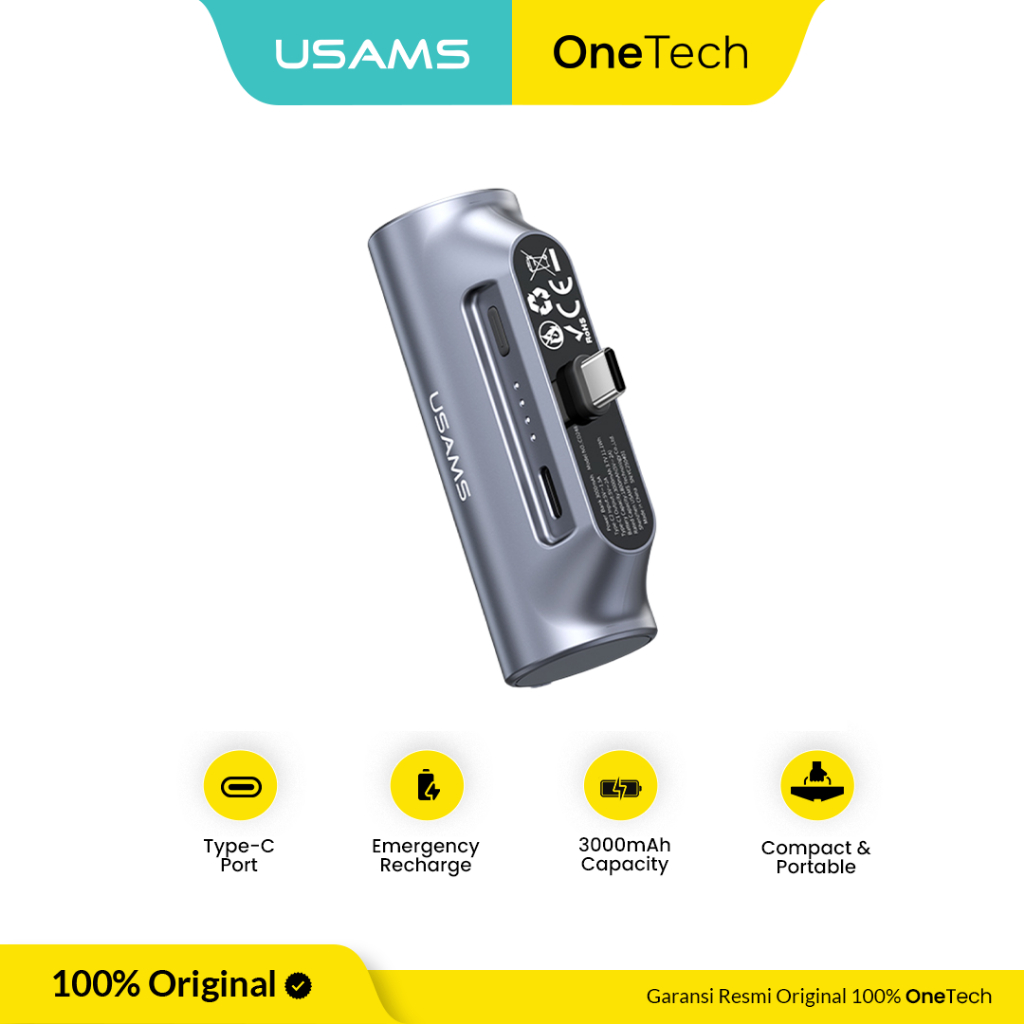USAMS PB79 Mini Powerbank Port Type C 3000mAh